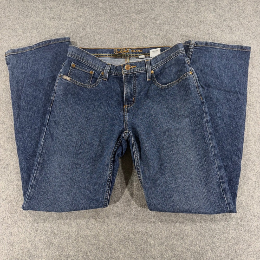Cruel Girl Relaxed Straight Leg Jeans Medium Wash Western Denim Size 9 Regular